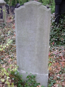 Isidor and Jenny Lewin’s grave in the Weissensee Cemetery, Berlin